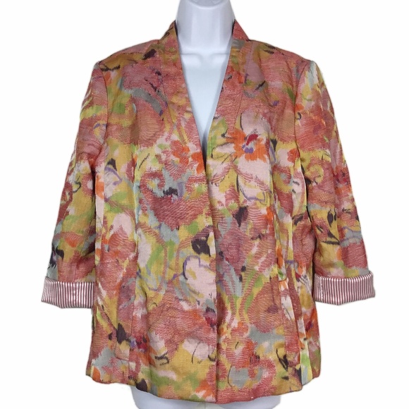 Banana Republic Jacquard Flower Jacket Blazer - Picture 1 of 8